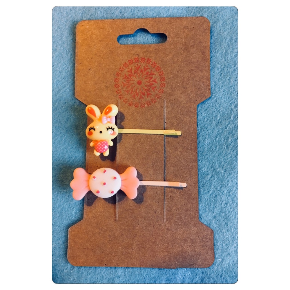 Kawaii Bunny Hair Pins Set BOGO